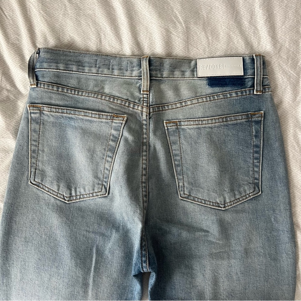 RE/DONE Stretch High Rise Ankle Jeans